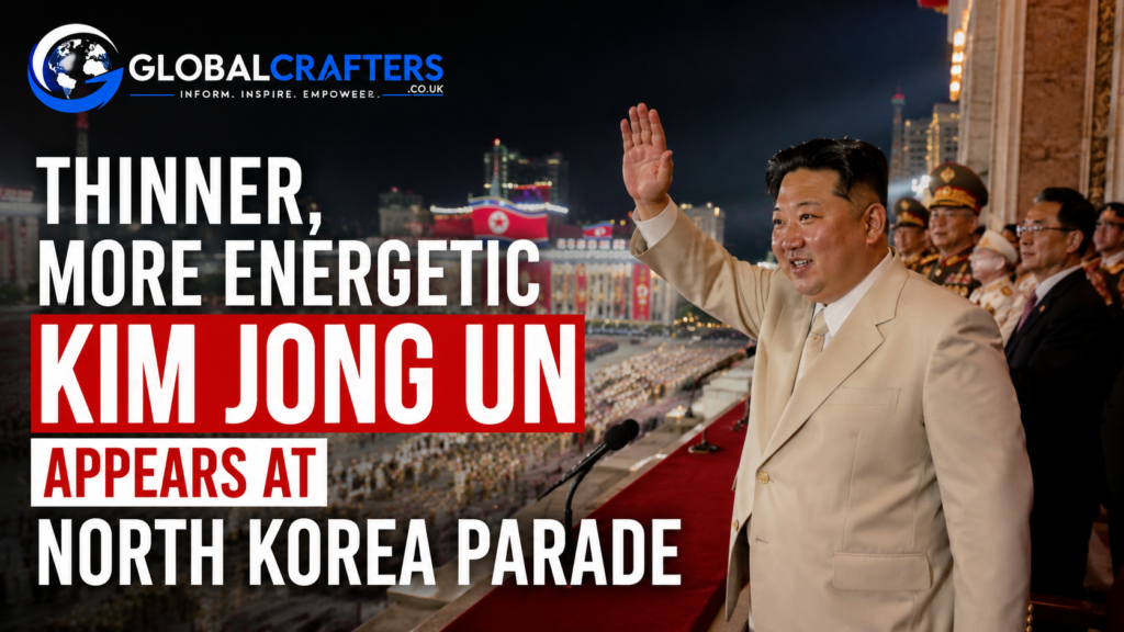 thinner, more energetic Kim Jong Un appears at North Korea parade