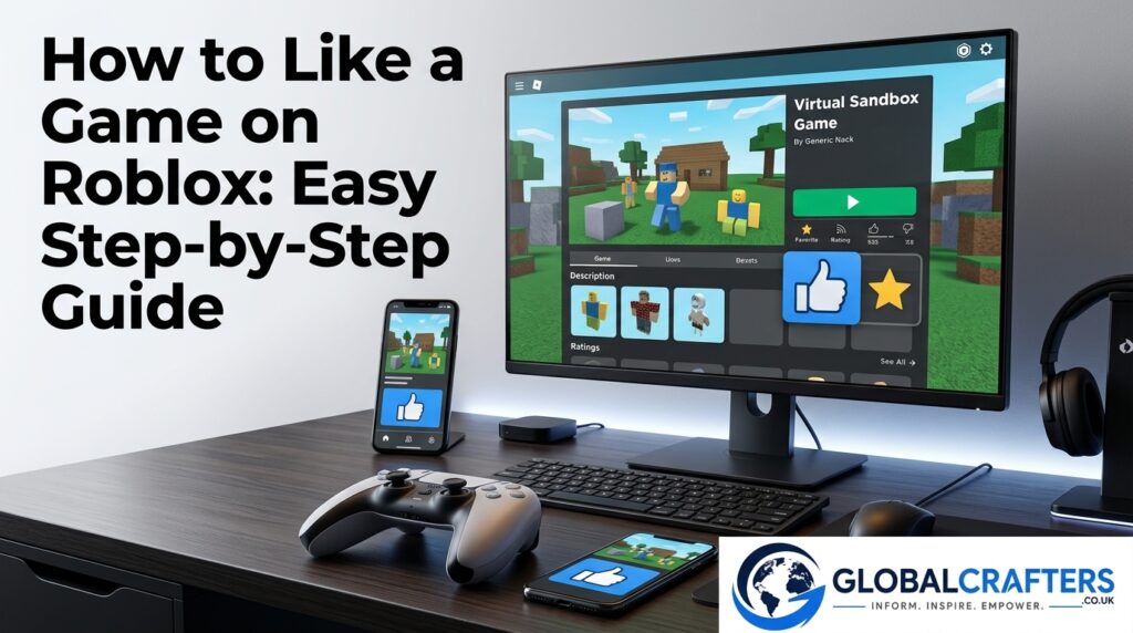 how to like a game on Roblox