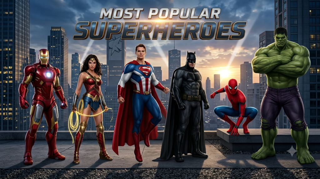 most popular superheroes