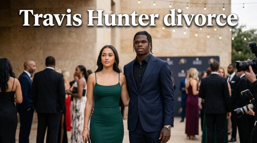 Travis Hunter divorce